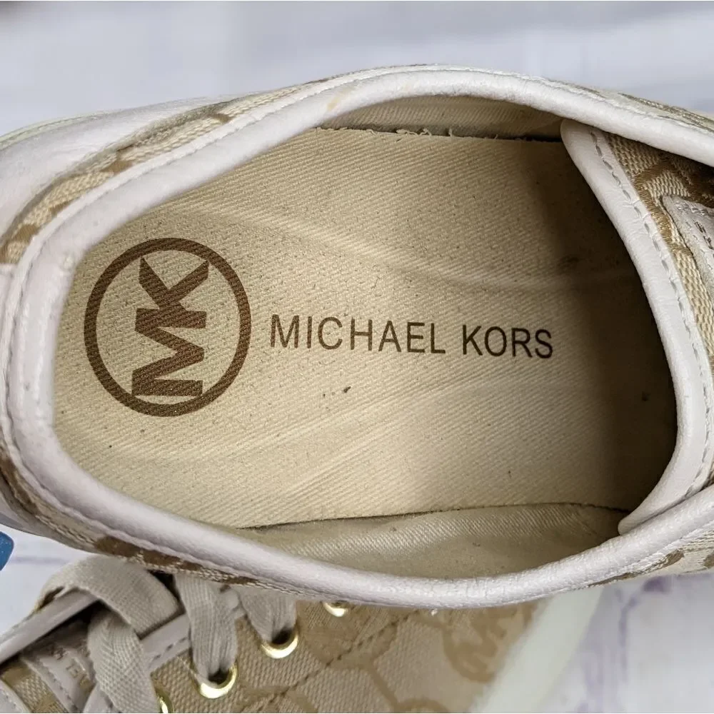 Michael Kors Monogram Jacquard Signature Sneakers
